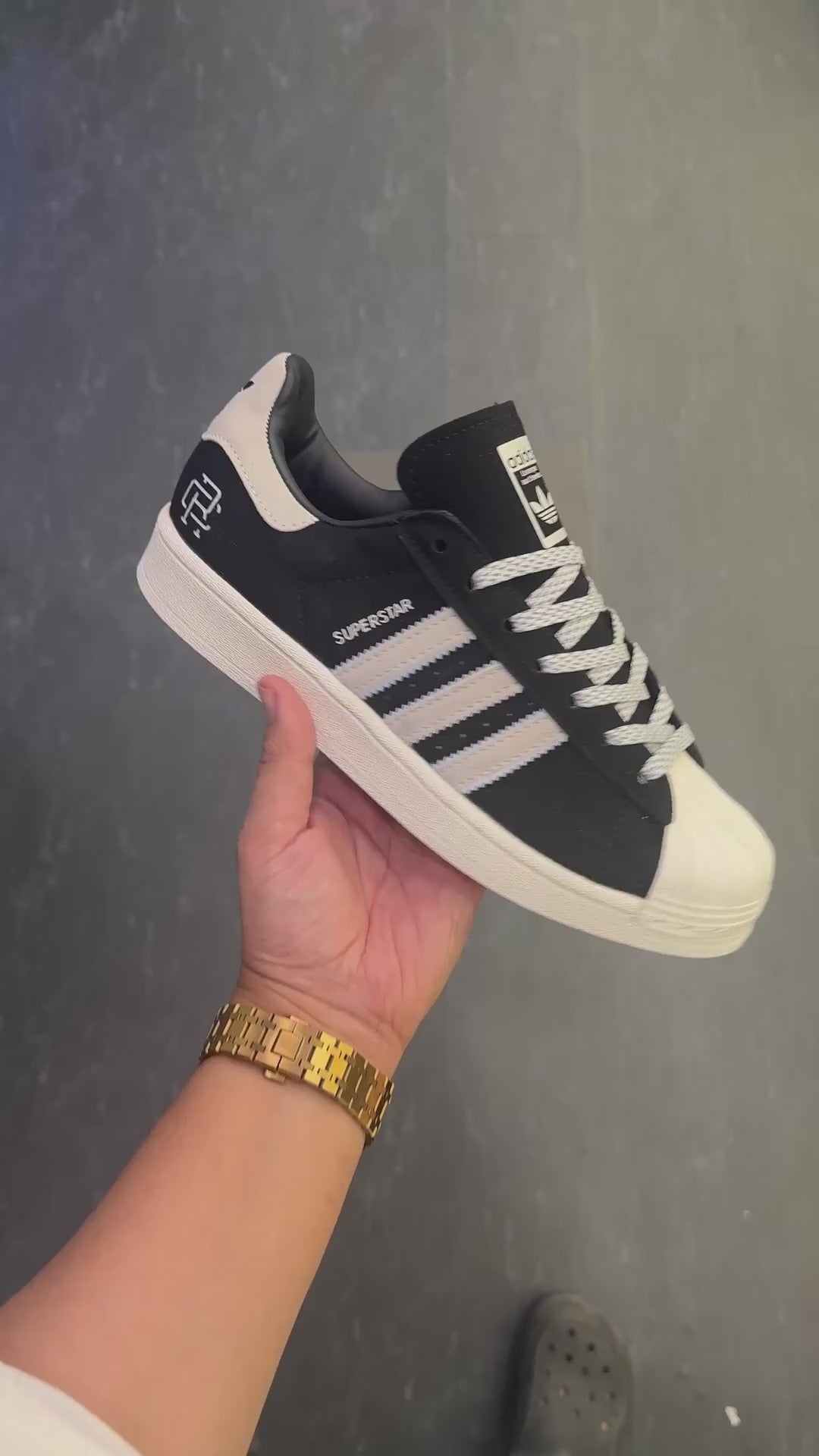 ADIDAS ORIGINALS SUPERSTAR BLACK SUEDE