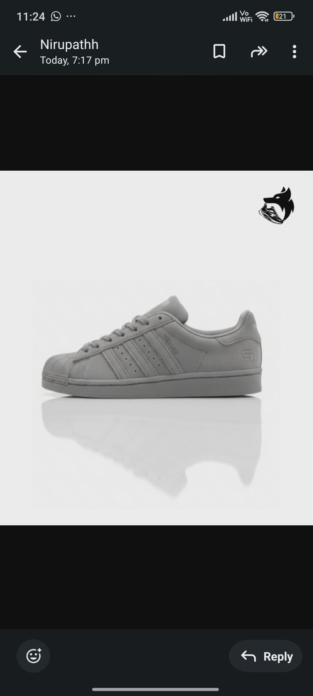 ADIDAS ORIGINALS SUPERSTAR GREY
