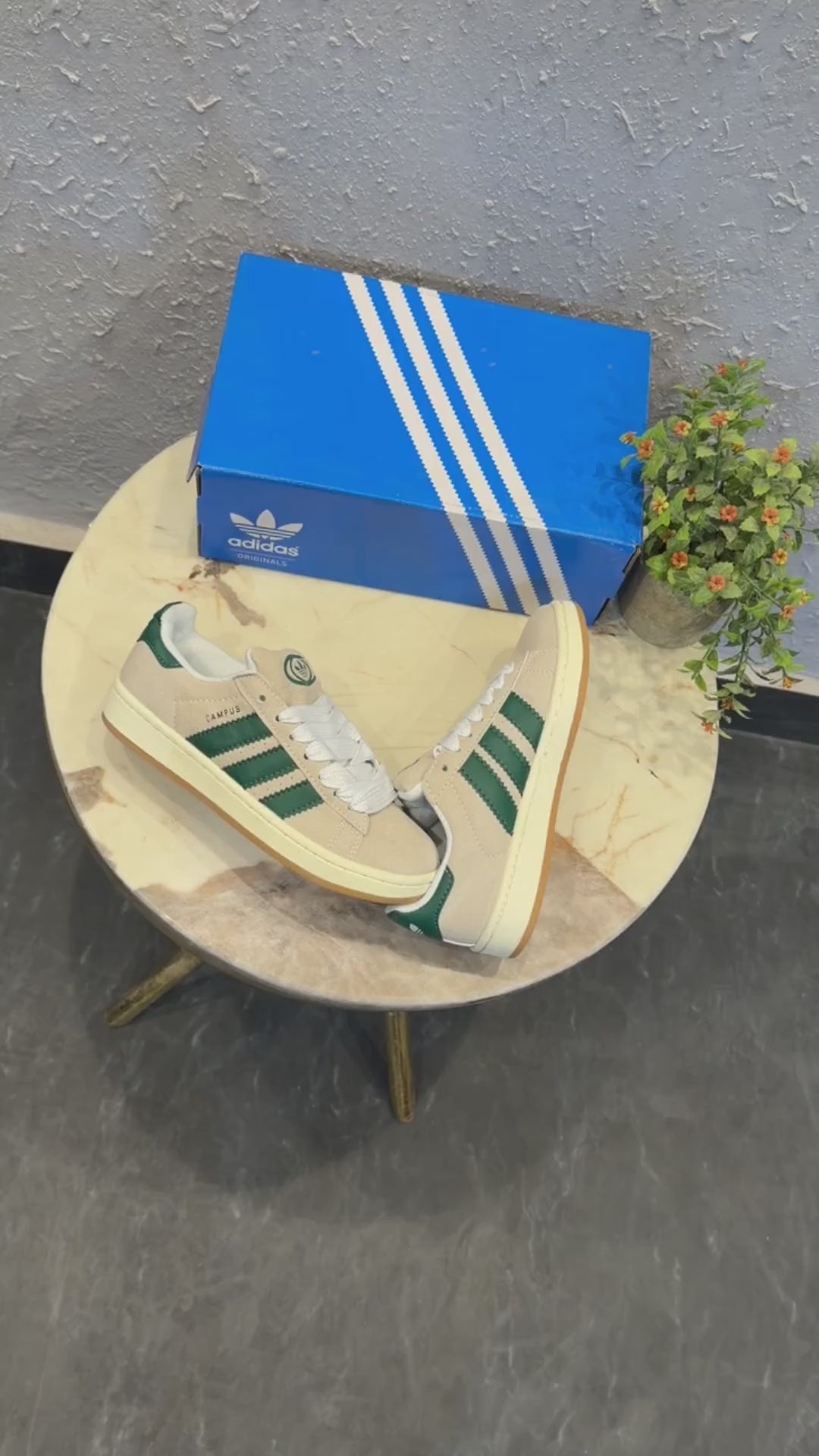 ADIDAS ORIGINALS CAMPUS GREY GREEN