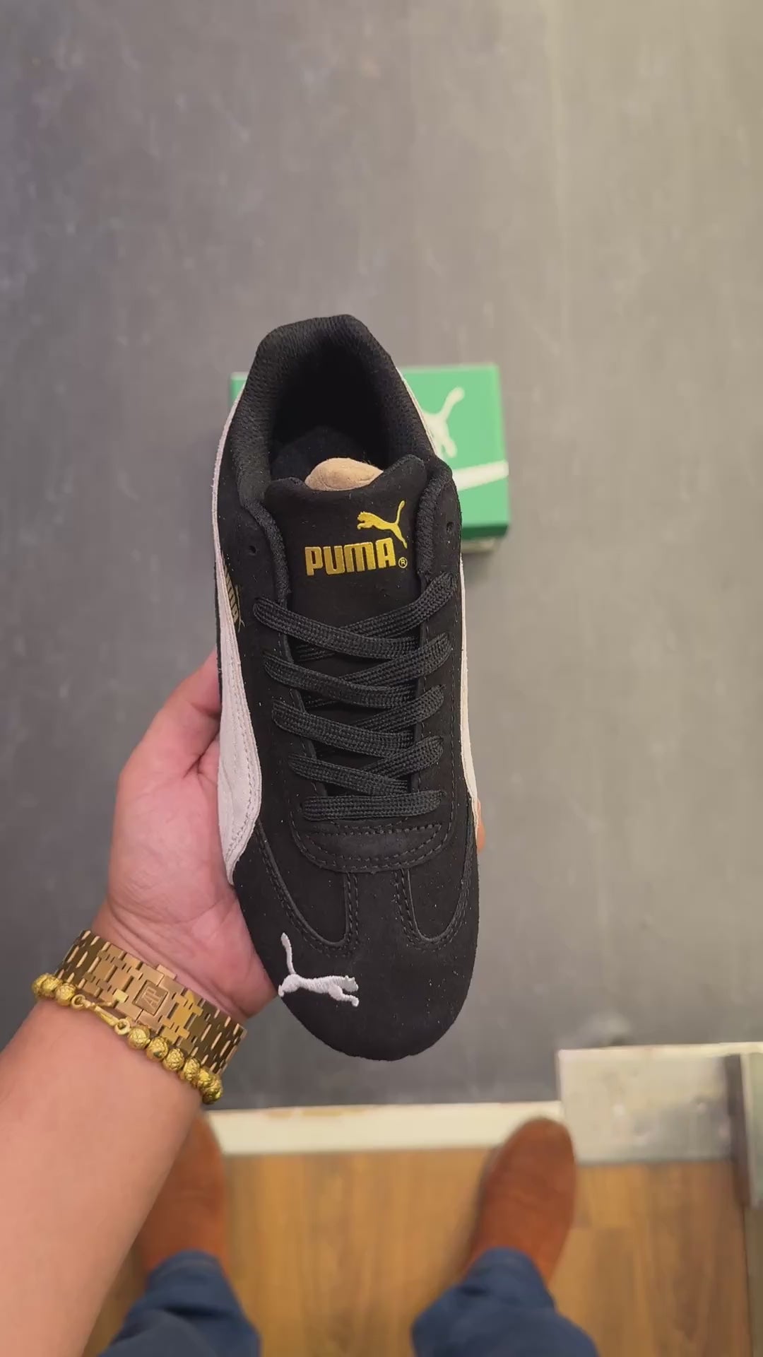 PUMA SPEEDCAT BLACK WHITE