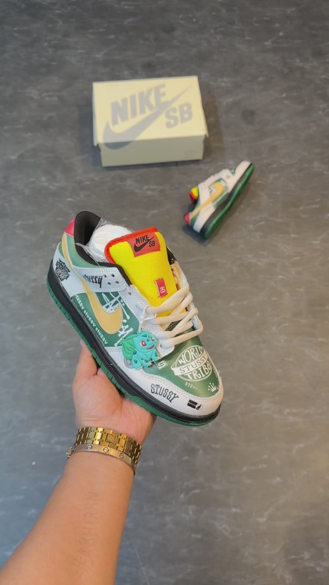 NIKE SB DUNK STUSSY JUST DO IT