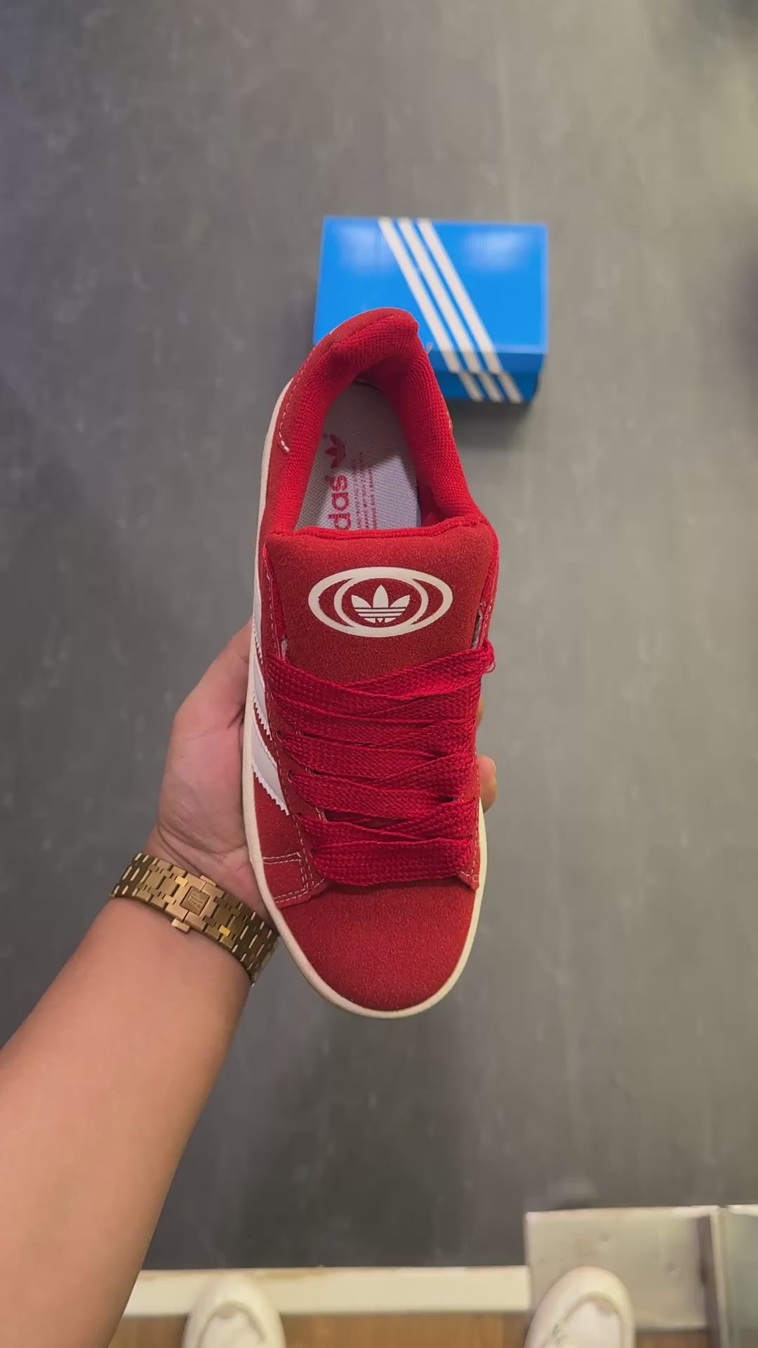 ADIDAS  CAMPUS BLOODY RED