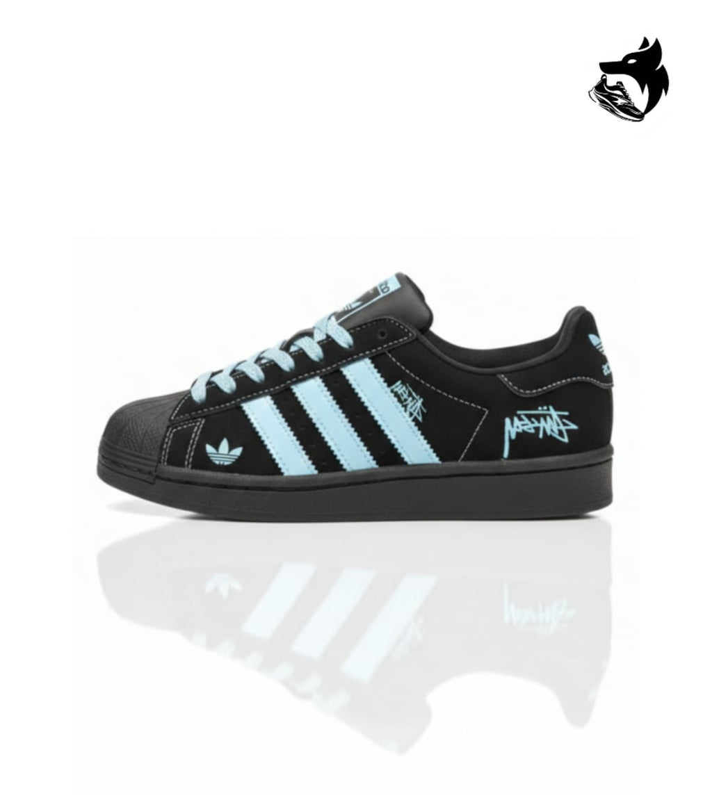 ADIDAS ORIGINALS SUPERSTAR X STUSSY KEYCHAIN BLACK