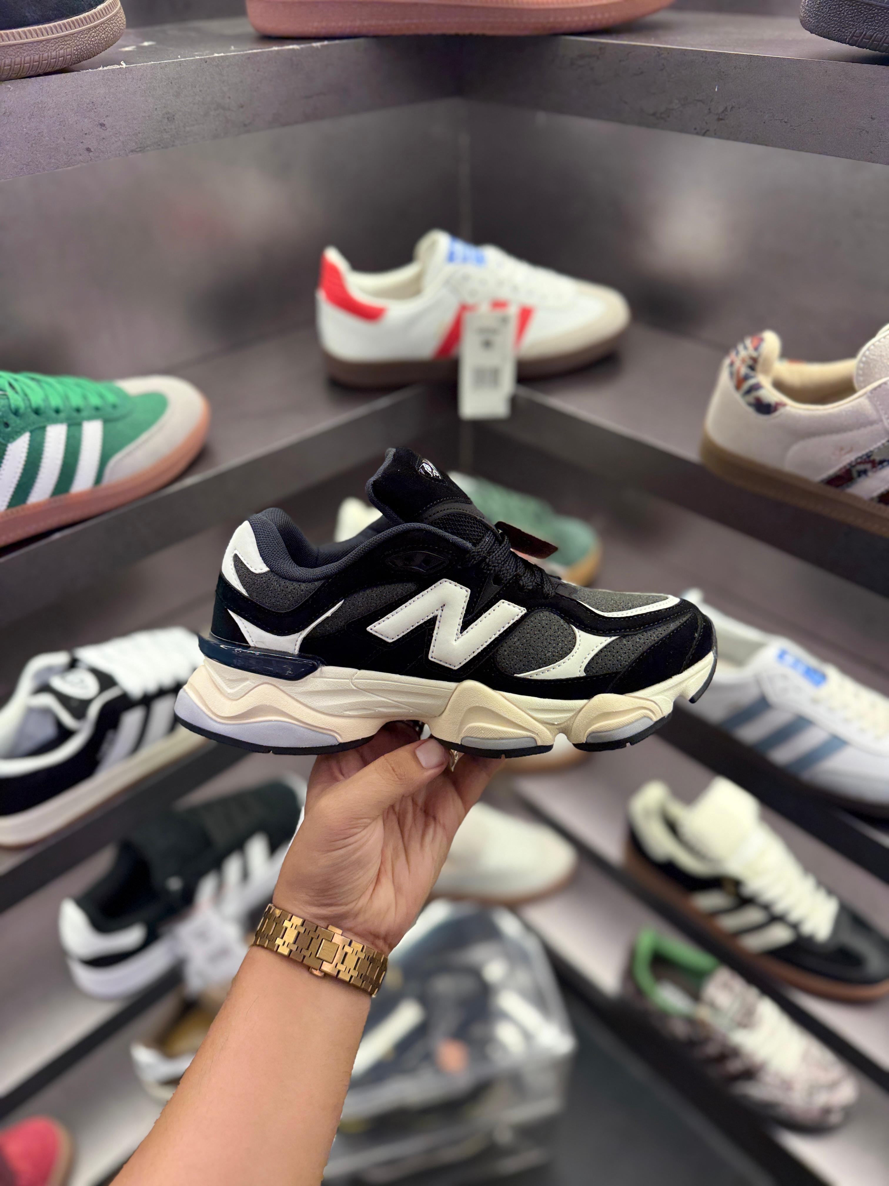 NEW BALANCE 9060 BLACK AND WHITE OREO