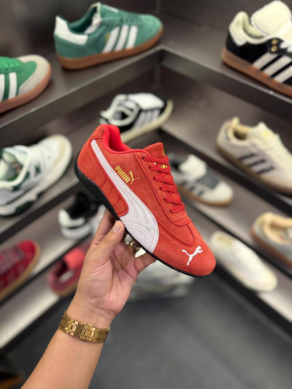 PUMA SPEEDCAT RED WHITE