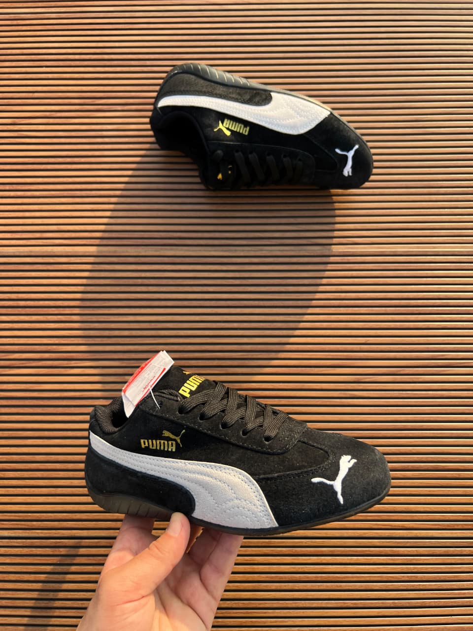 PUMA SPEEDCAT BLACK AND WHITE