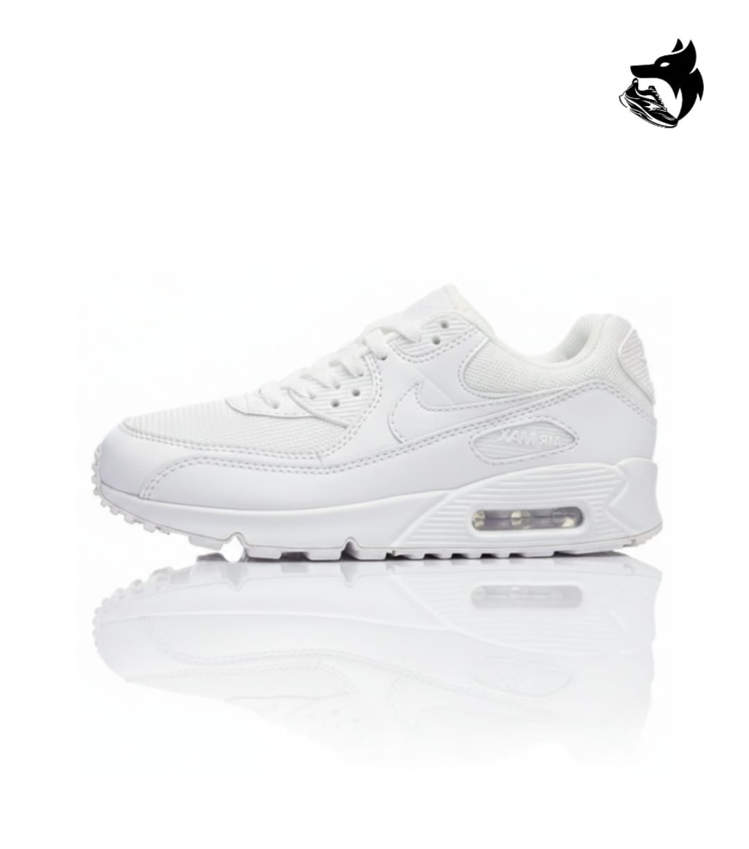 Greyhut-NIKE AIRMAX 90 TRIPPLE WHITE