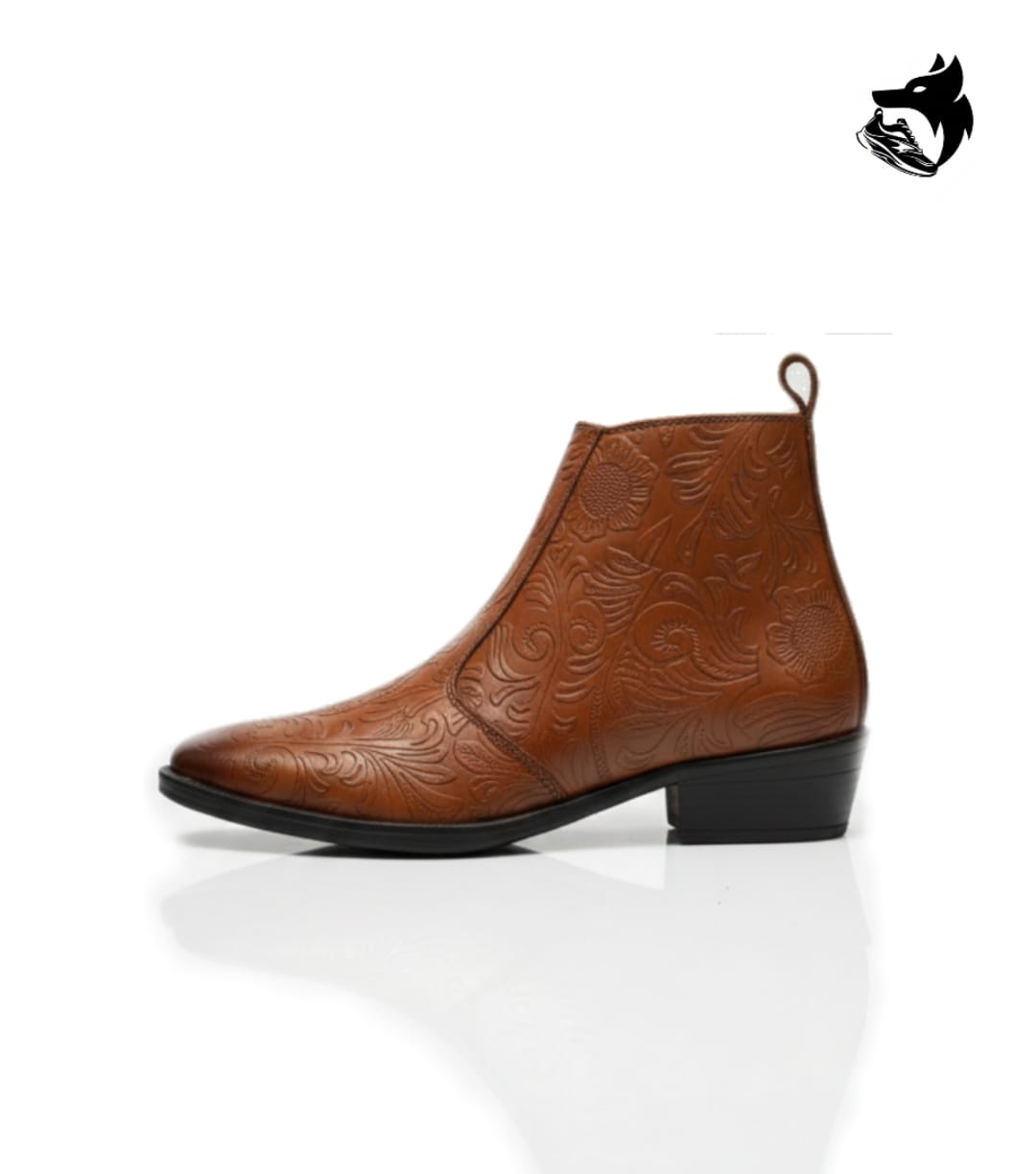 ZARA T OG LEATHER TAN CHELSEA BOOTS -9001