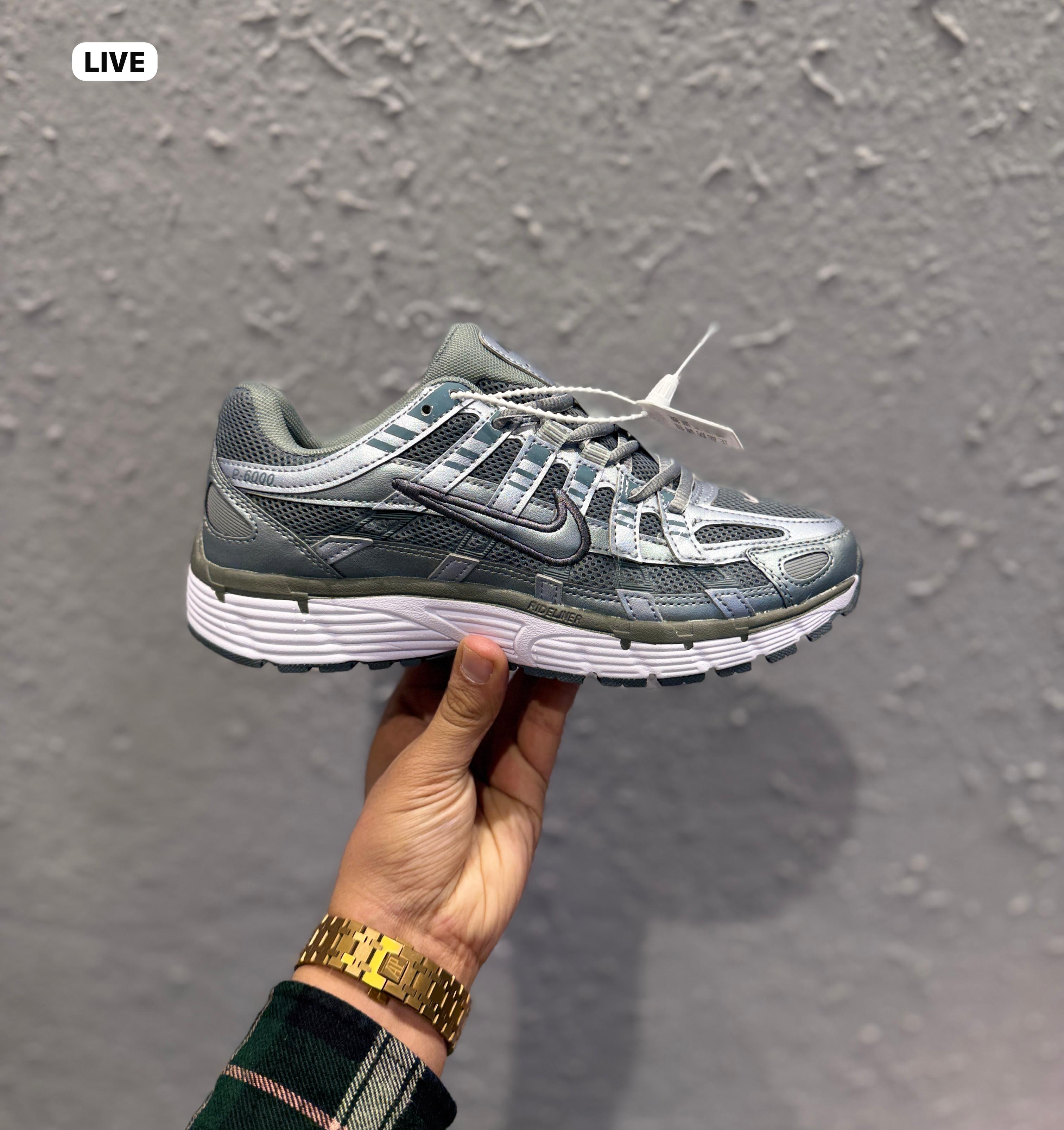 NIKE P-6000 GREY BLUE WHITE