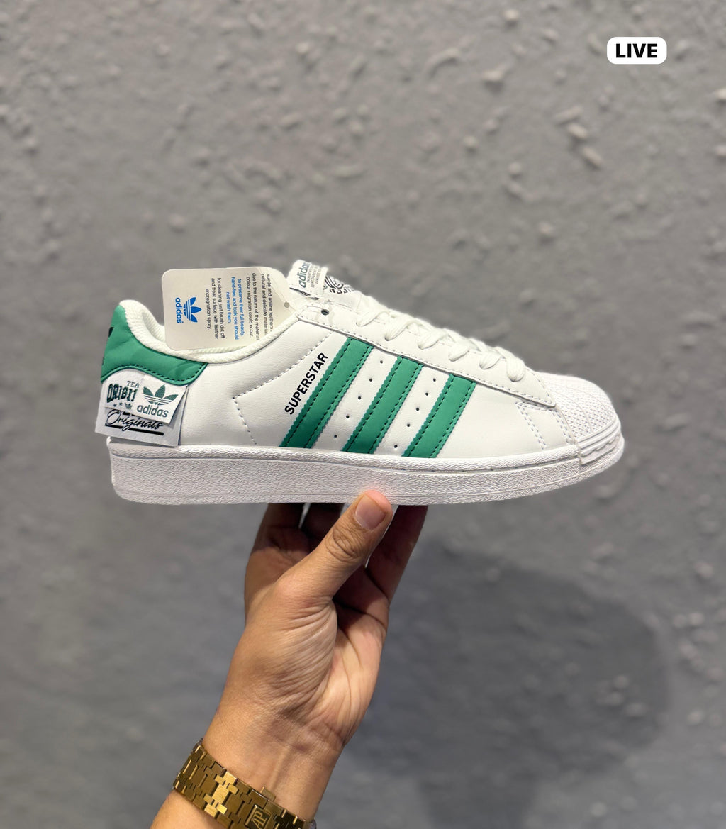 Adidas Superstar White-Green