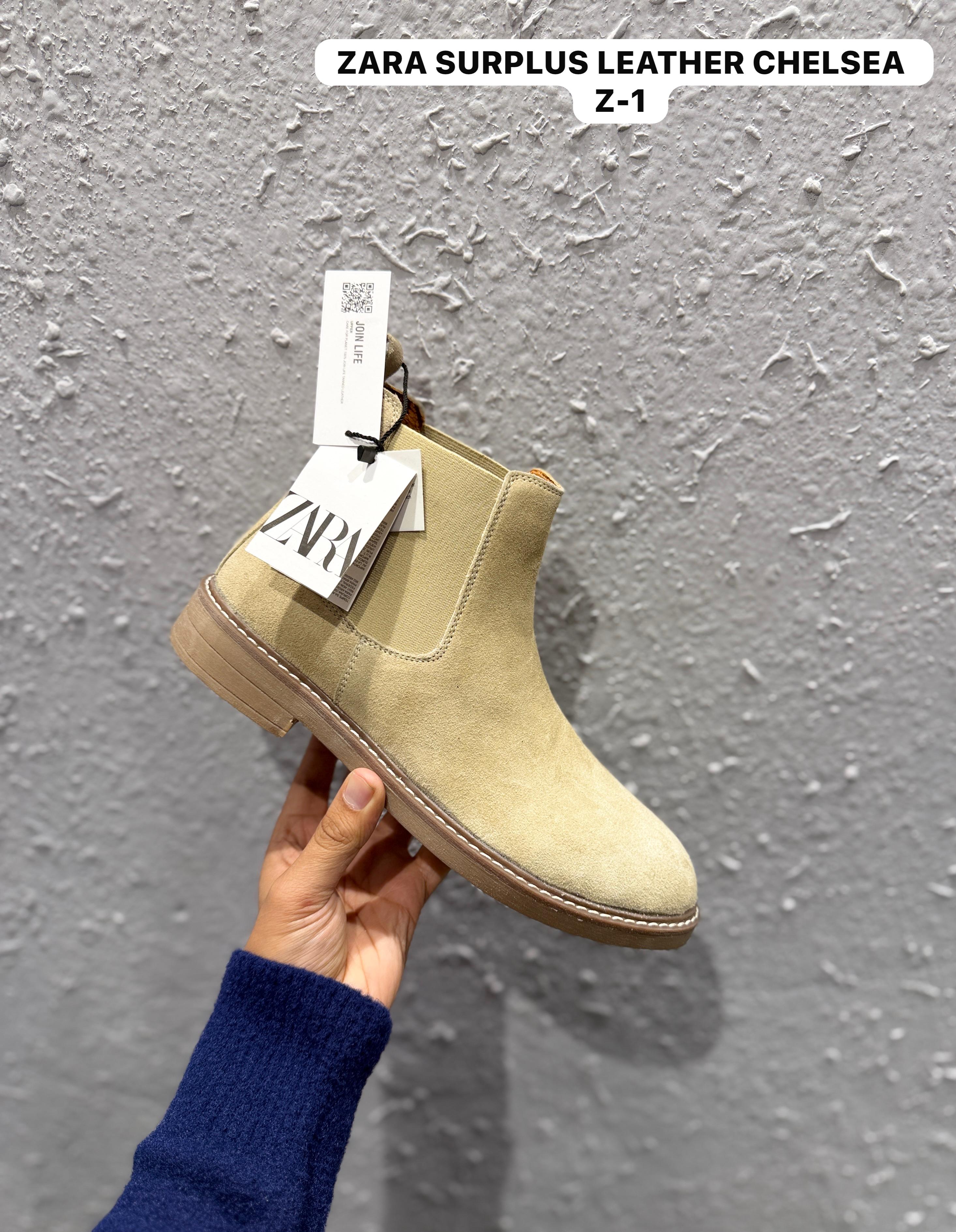 ZARA SURPLUSS LEATHER  CHELSEA Z-1