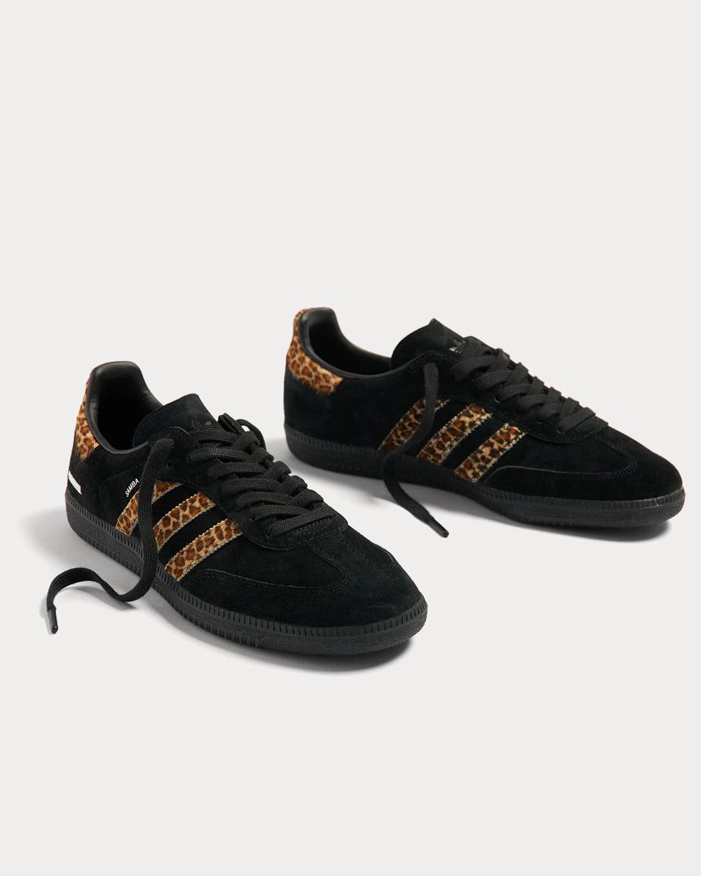 Adidas end x neighborhood x samba black leopard