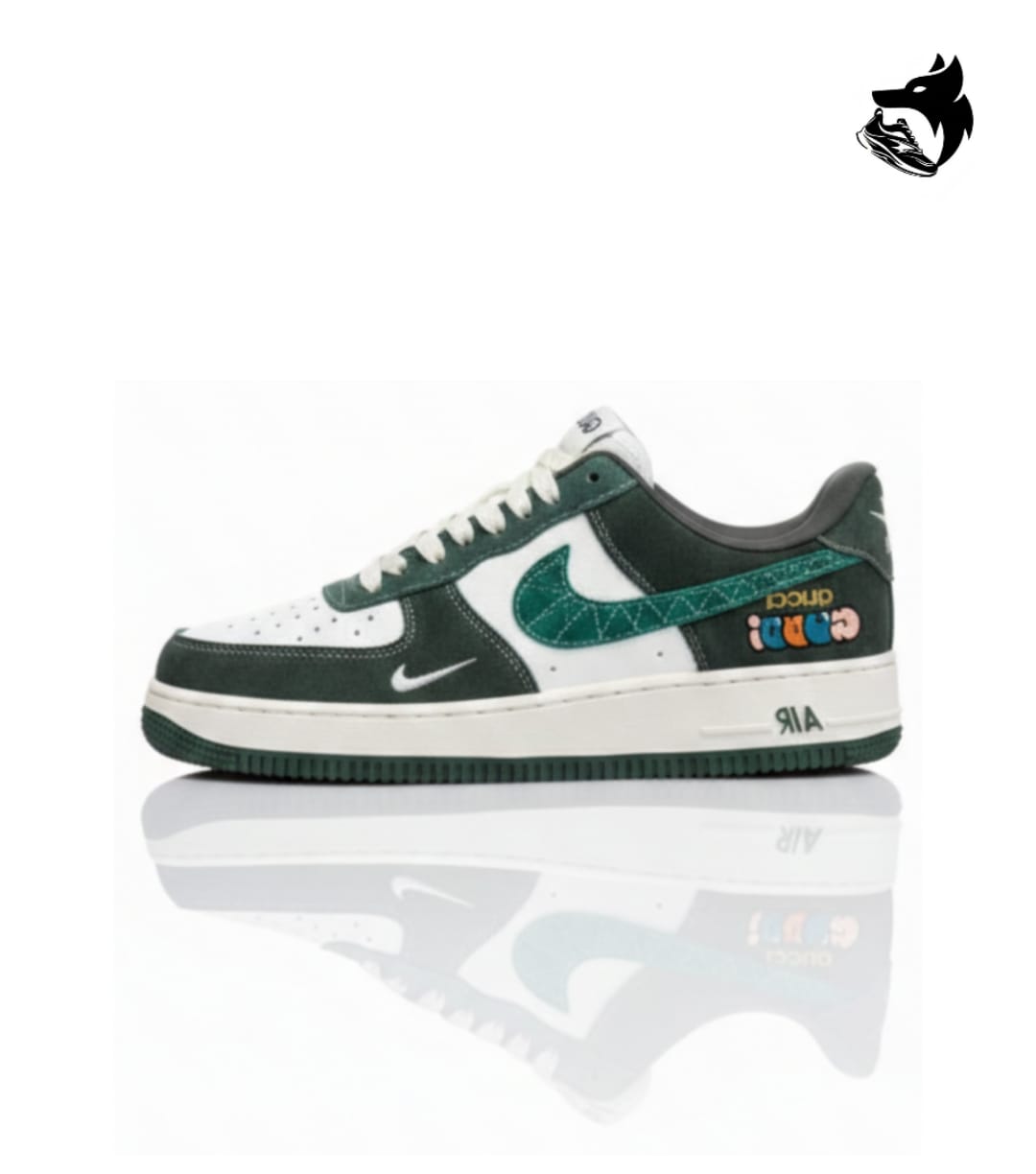 Greyhut-NIKE AIRFORCE ONE GUCCI GREY