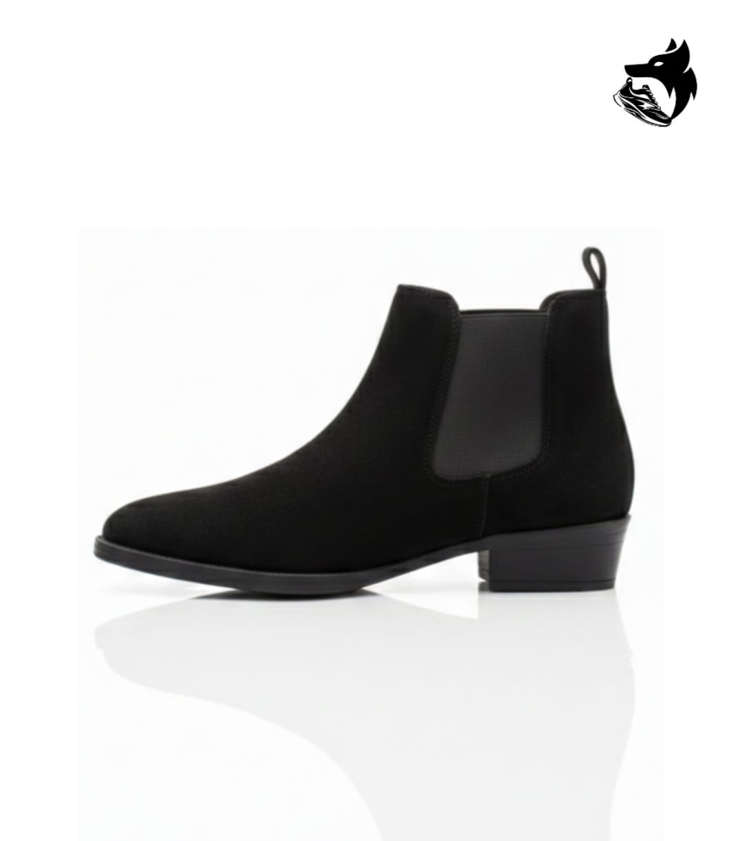 ZARA T SUEDE  CHELSEA BOOTS BLACK
