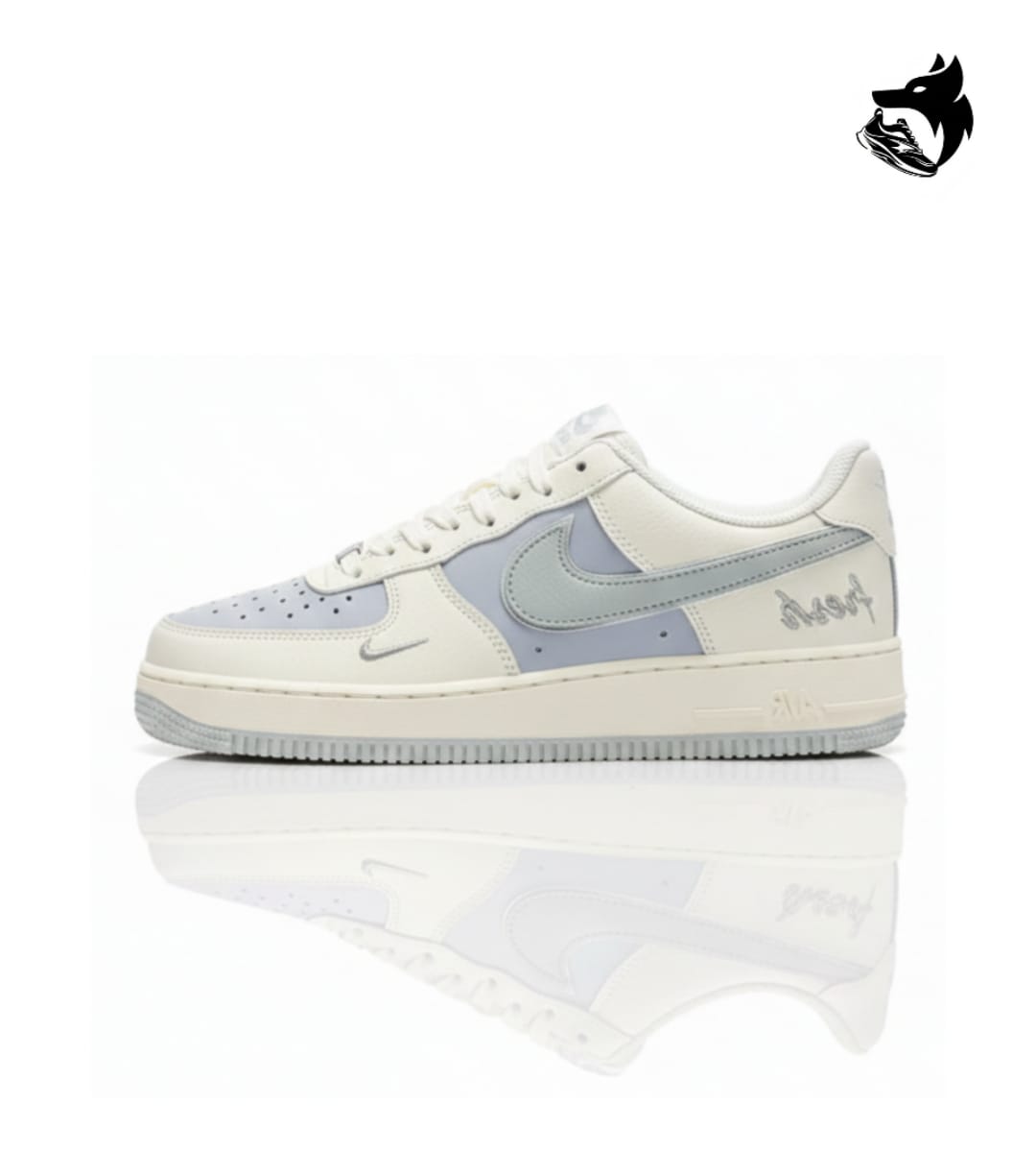 NIKE AIRFORCE ONE FRESH GREY SWOOSH