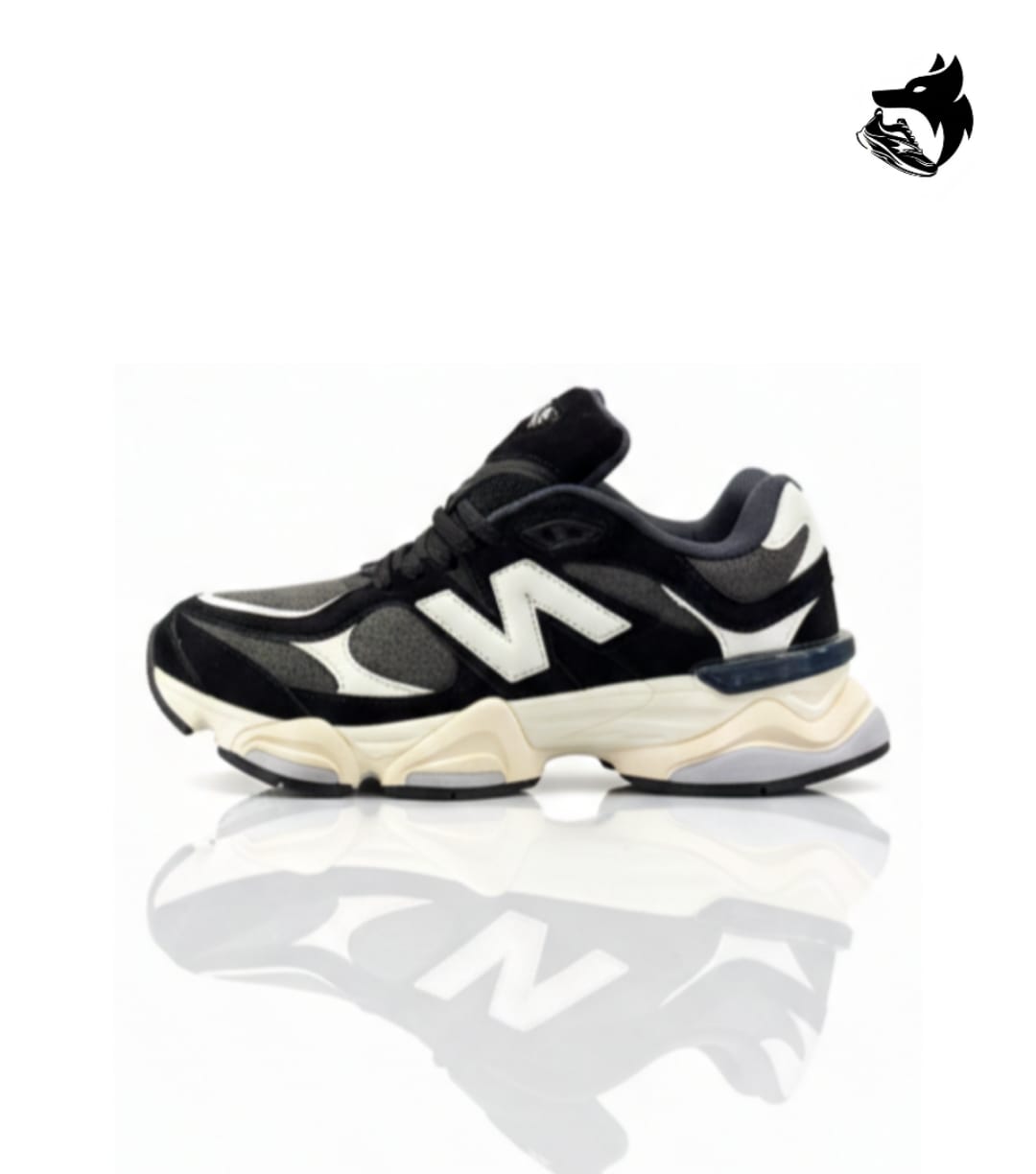 NEW BALANCE 9060 BLACK AND WHITE OREO