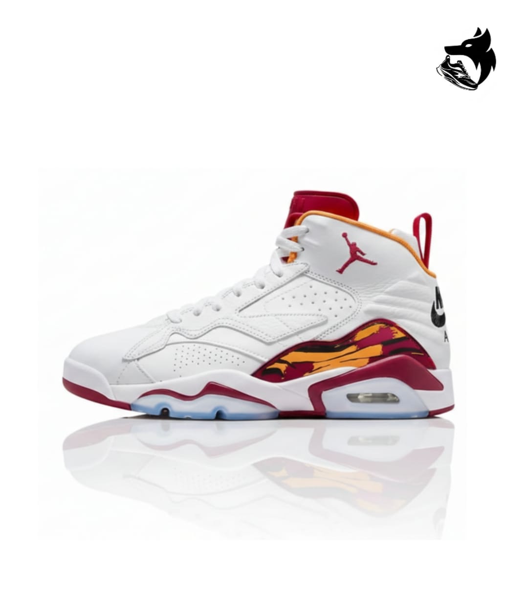 AIR JORDANS RETRO 6 JUMPMAN MVP WHITE RED