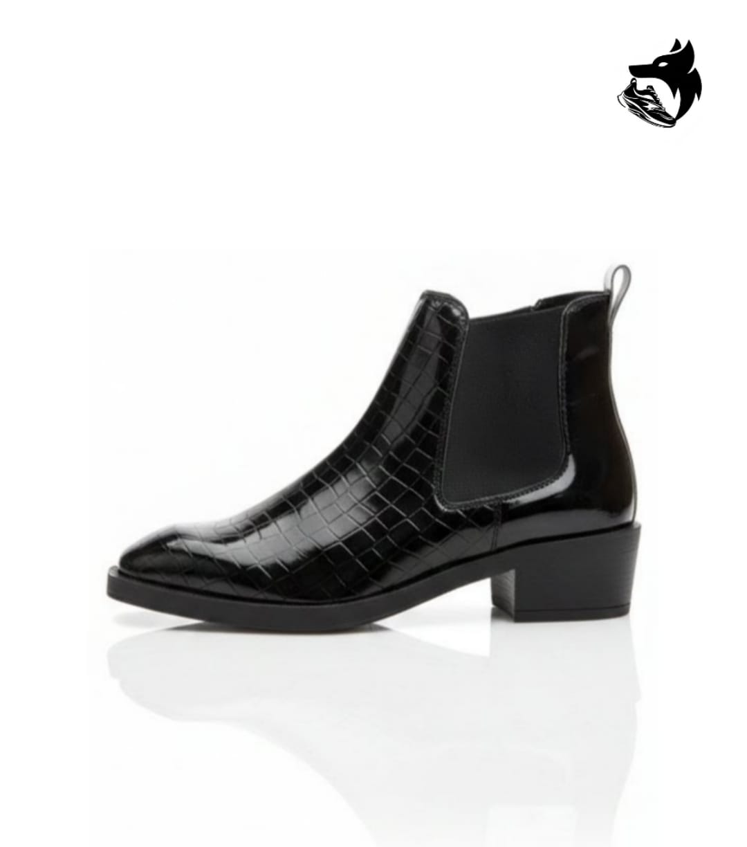 ZARA CROCO ZIP  CHELSEA BOOTS ART -8744