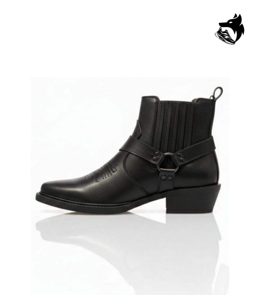 ZARA SURPLUS DESIGNER COWBOY LEATHER BOOT