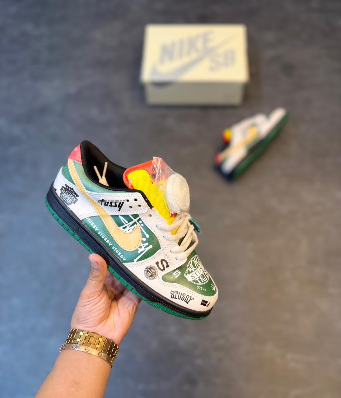 NIKE SB DUNK STUSSY JUST DO IT