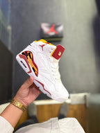 AIR JORDANS RETRO 6 JUMPMAN MVP WHITE RED