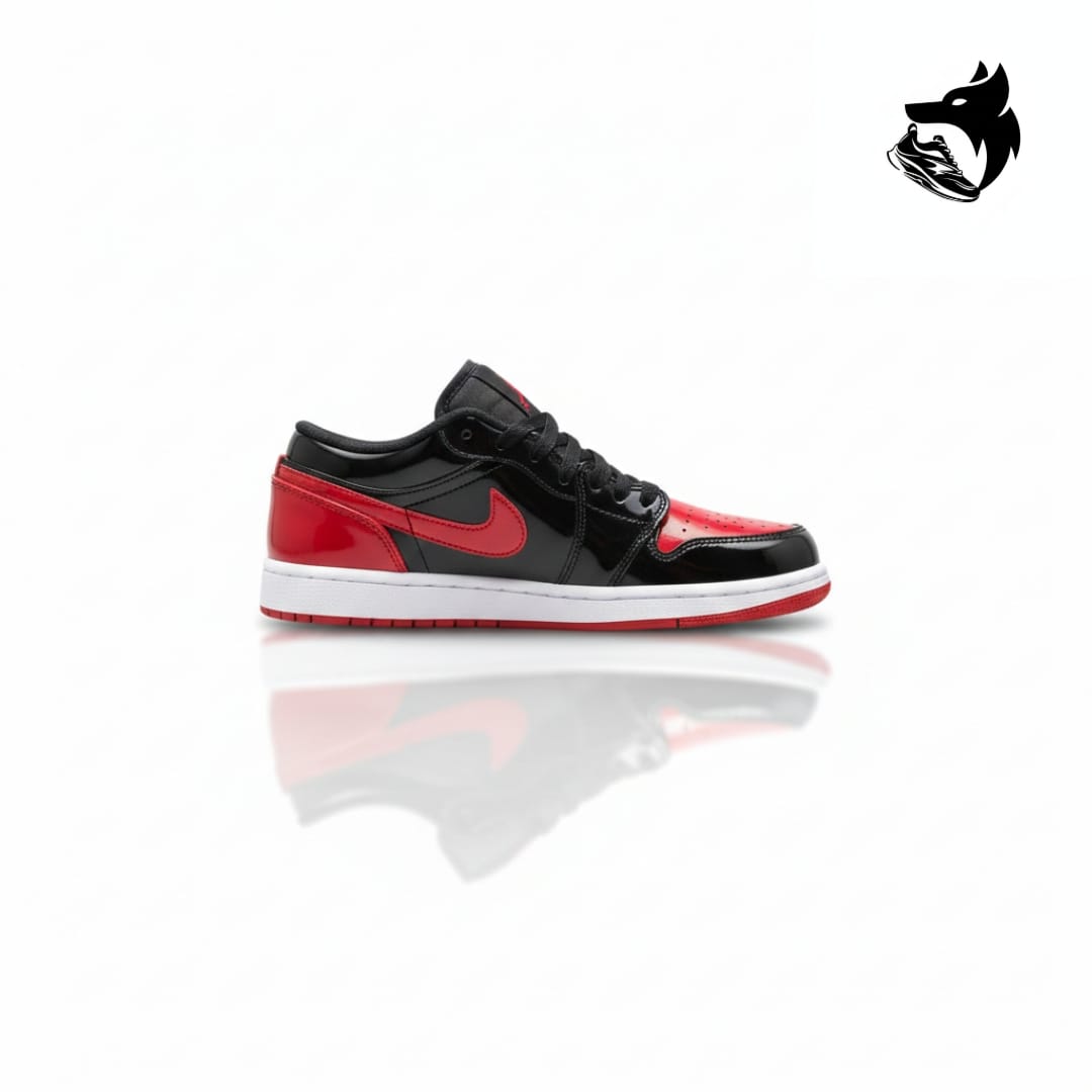 AIR JORDANS RETRO 1 LOWPATENT BRED