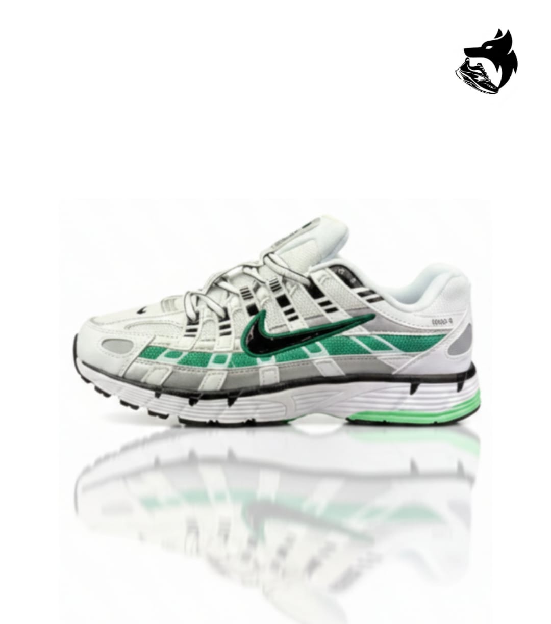 NIKE P-6000 METALIC SILVER