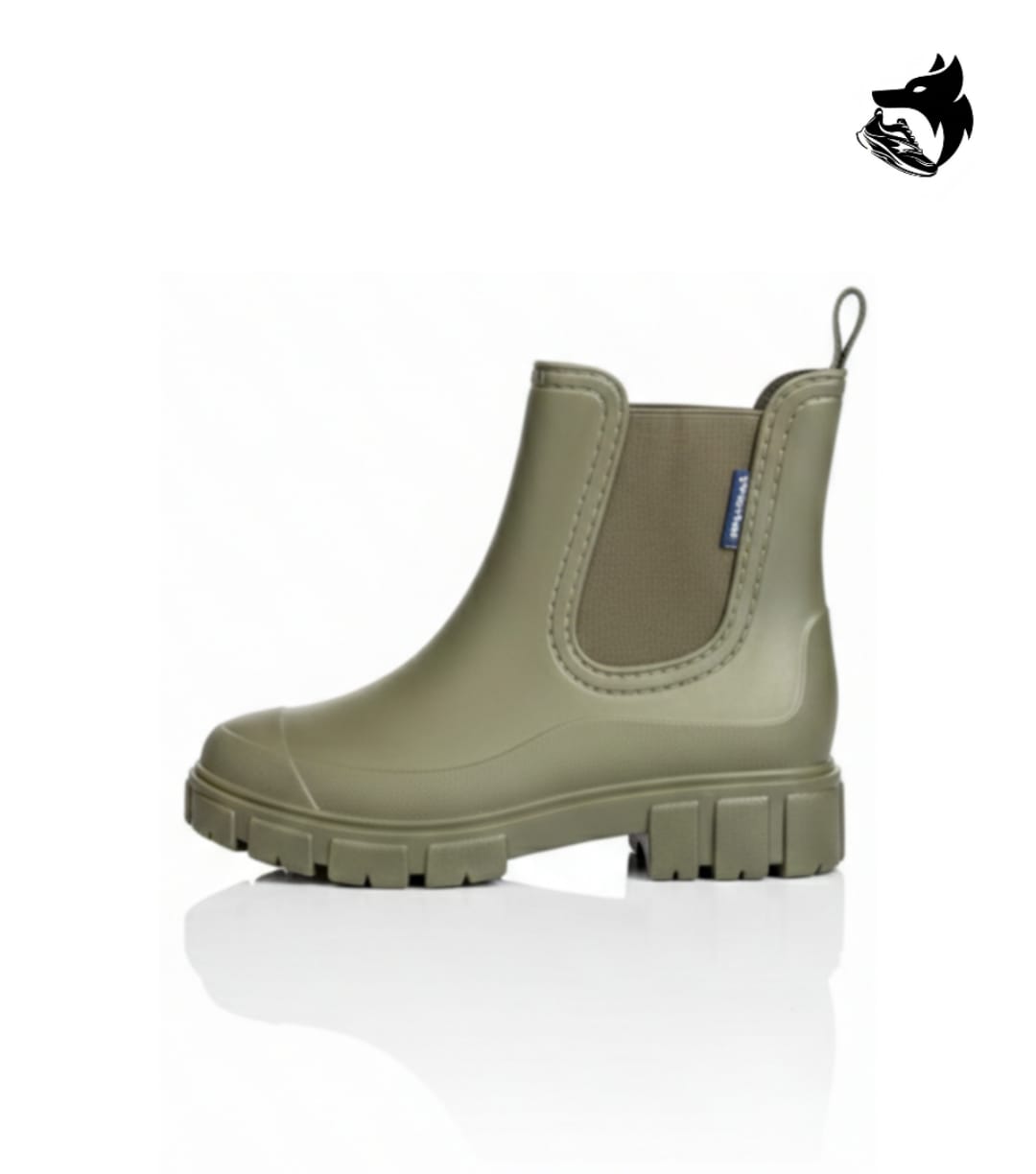 ZARA CHELSEA BOOT GREEN