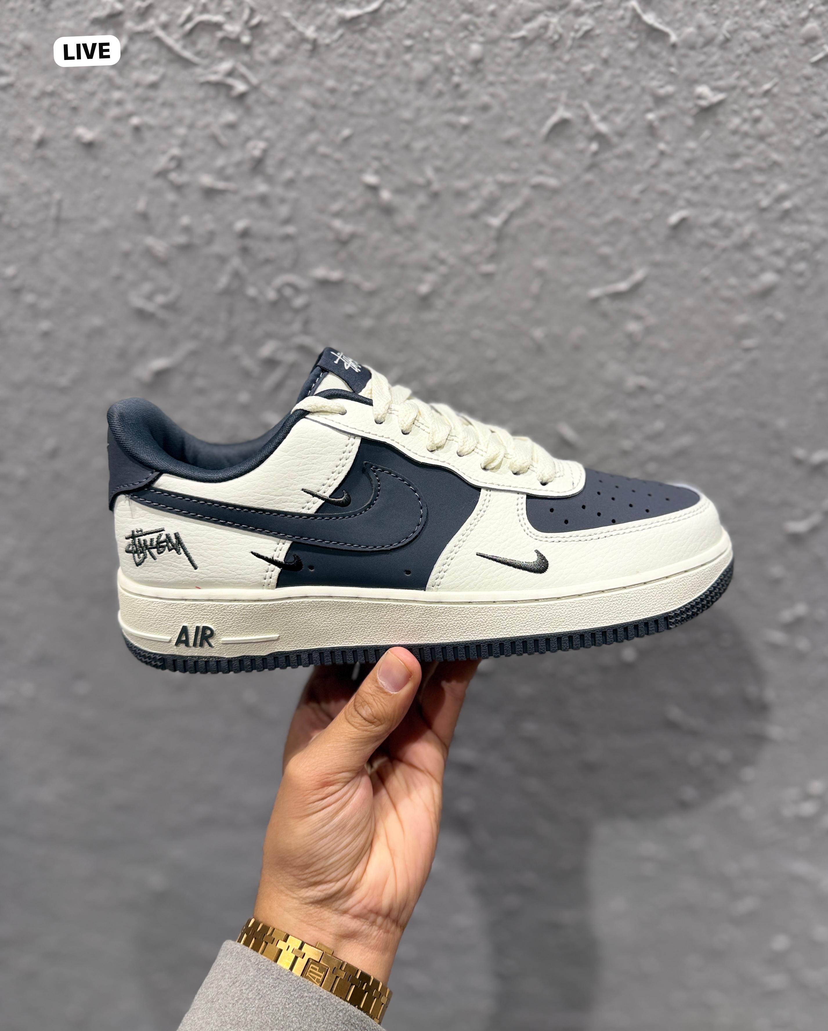 Nike Airforce Custom Stussy White